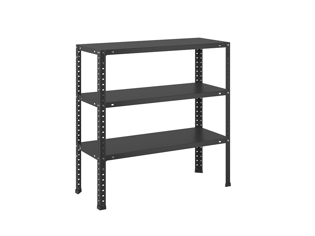 Стеллаж ES 75KD/75x30/3 Black 